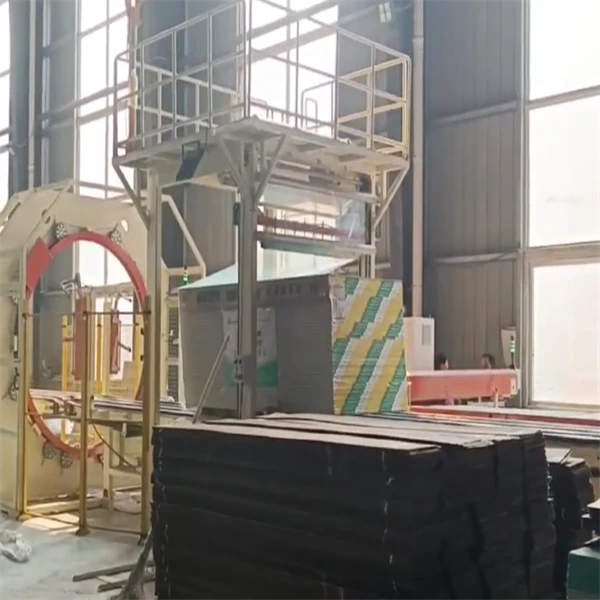 Équipement d'emballage automatique de plaques de plâtre