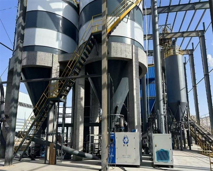 Usine de calcination de gypse
